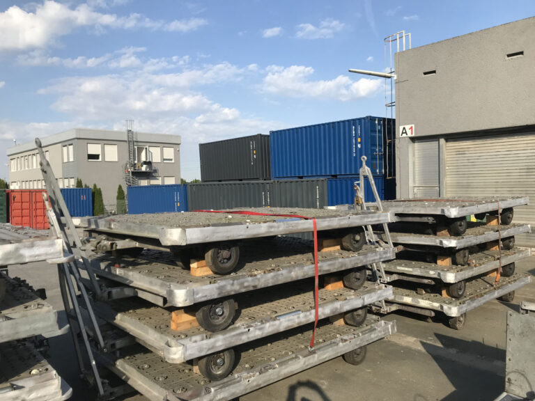 Cargo dollies Used Ground Support Equipment Fricke Airportsystems